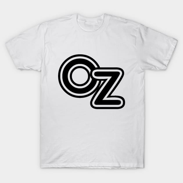 Vintage Wizard of Oz Letters T-Shirt by MasterpieceCafe